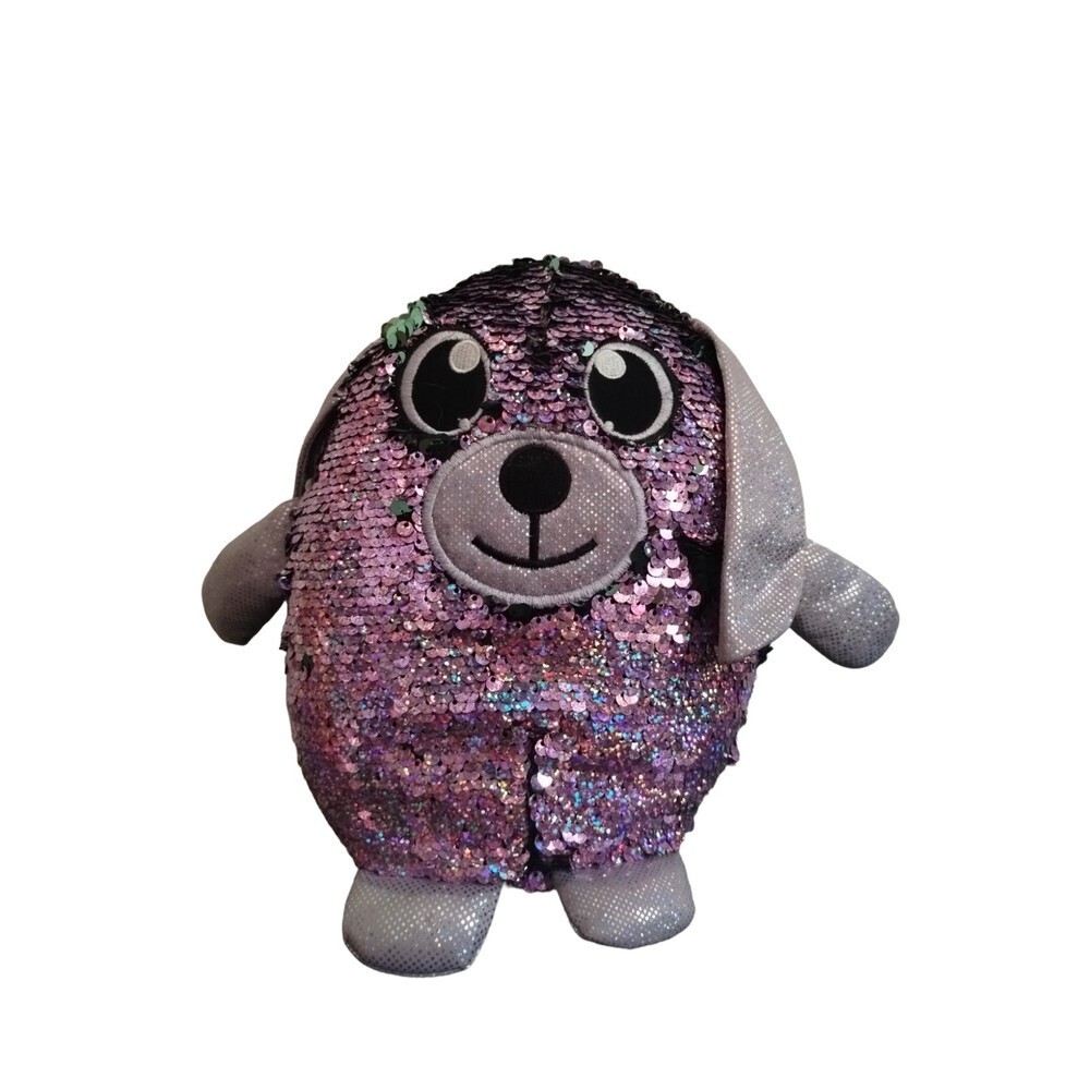 Shimmeez Reversible purple‎ and turquoise puppy